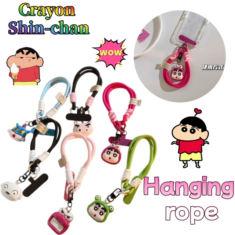 Camera Wrist Strap - クレヨンしんちゃん シロ クロコダイル ぬいぐるみ 電話ストラップ カメラチェーン
