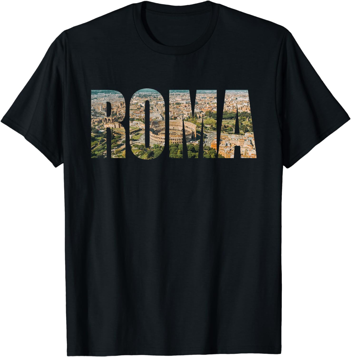 Photography Font - アーバンスカイライン写真Tシャツ、ロマ、イタリア、ロマ、イタリア、フォント