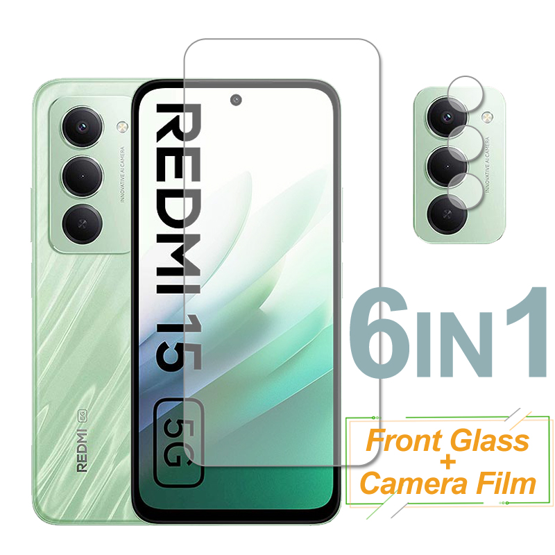 Photography Xiaomi 15 - Xiaomi Redmi 15用ガラス Redmi 15スクリーンプロテクター保護強化ガラス電話背面カメラレンズフィルム Xiaomi
