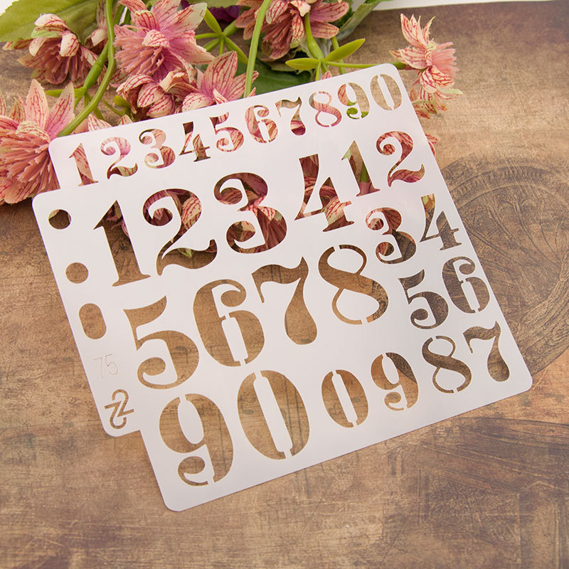 Photography Font - DIY クラフトアルファベット文字ステンシルテンプレート絵画スクラップブッキングエンボススタンピングアルバムカード装飾エンボス紙カード