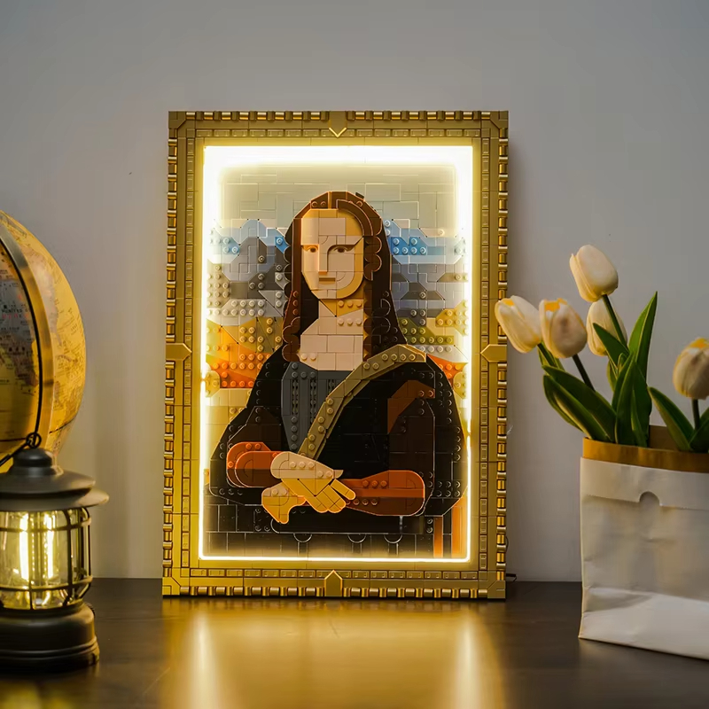 DIY モナリザ ビルディングブロック – 世界的に有名な絵 - Photography Icon のレビューと価格