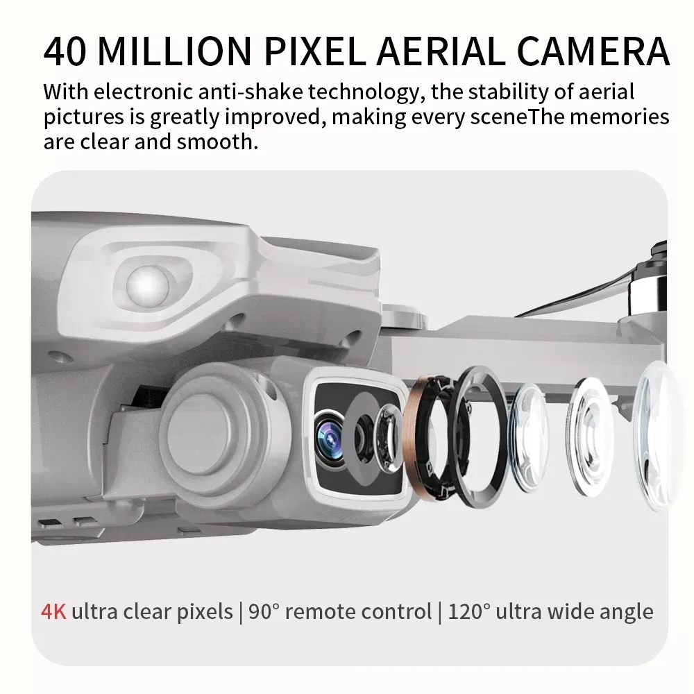 折りたたみ式ブラシレスドローンl900プロ,GPS, 4k, - Photography Drone のレビューと価格