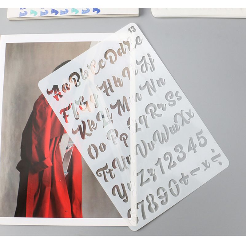 DIY、描画テンプレート、絵画、スクラップブッキング、紙カー - Photography Font のレビューと価格