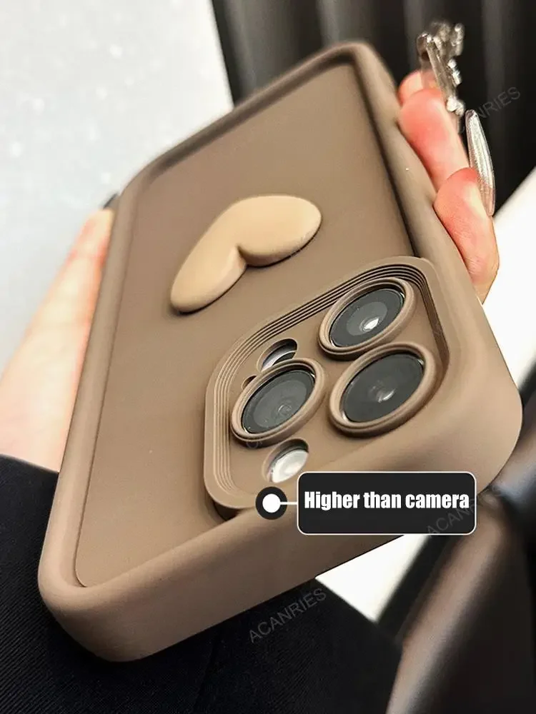 可愛い3Dハート型シリコンケース Xiaomi 15 Ult - Photography Xiaomi 15 のレビューと価格