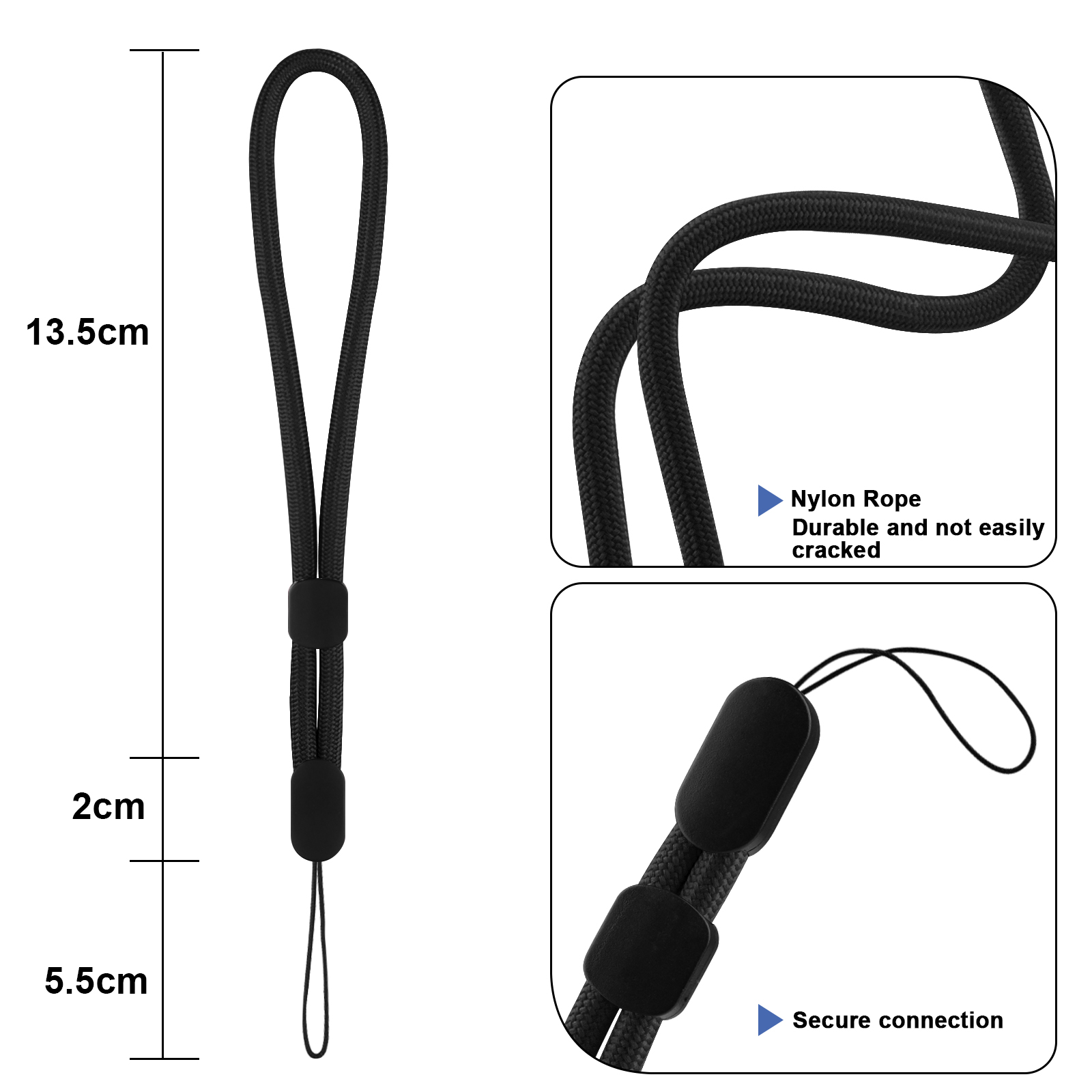 6 ピース/ロットハンドリストストラップストラップナイロンリ - Camera Wrist Strap のレビューと価格