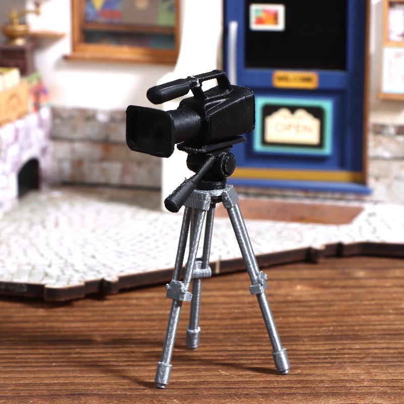 ミニビデオカメラ三脚モデル 1:12 スケールドールハウス写 - Photography Model のレビューと価格