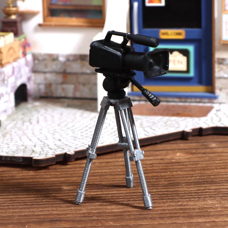 ミニビデオカメラ三脚モデル 1:12 スケールドールハウス写 - Photography Model のレビューと価格
