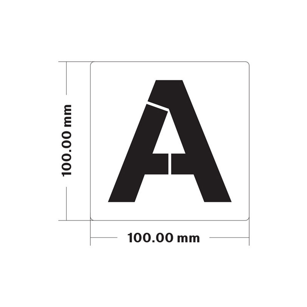 1 セット大型アルファベットステンシル文字と数字のペイントテ - Photography Font のレビューと価格