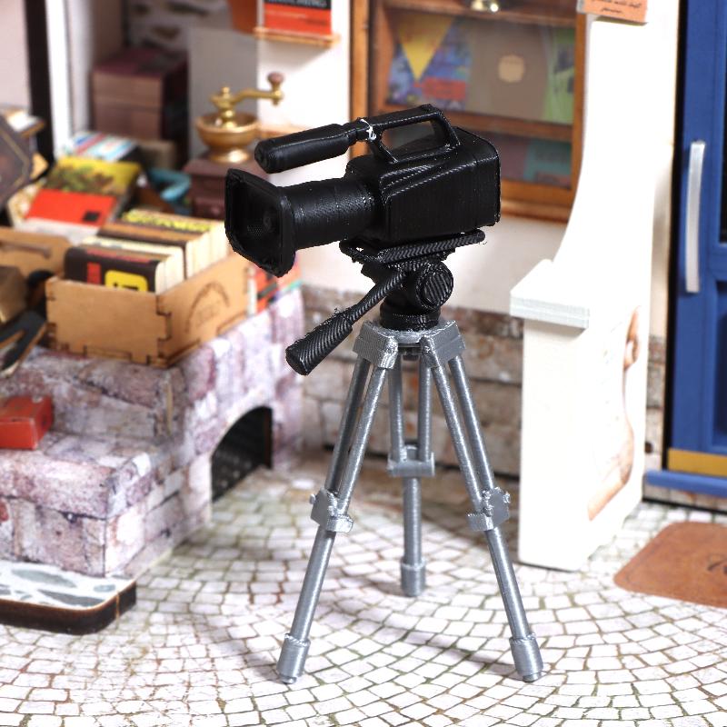 ミニビデオカメラ三脚モデル 1:12 スケールドールハウス写 - Photography Model のレビューと価格