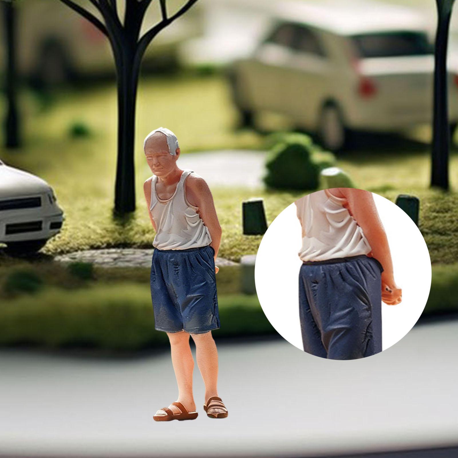 1:64スケール 老人ミニチュアフィギュア ミニモデル ディ - Photography Of A Man のレビューと価格