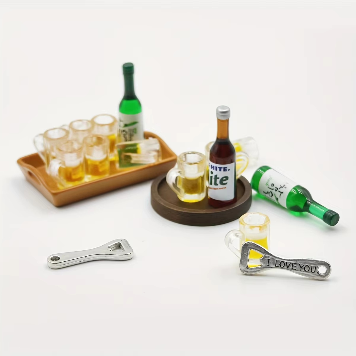 1:6/1:12スケールのドールハウス用ビールマグモデル、ド - Photography Model のレビューと価格