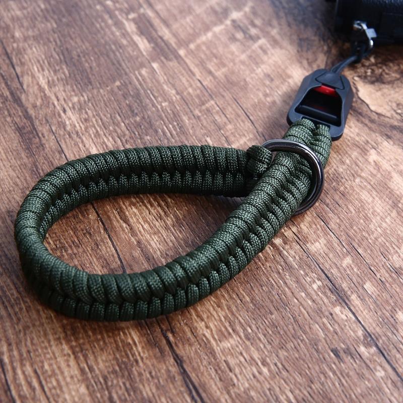 新しい 1pc クイックリリースバックル織りハンドストラップ - Camera Wrist Strap のレビューと価格