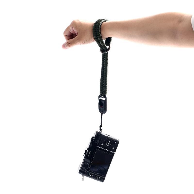 新しい 1pc クイックリリースバックル織りハンドストラップ - Camera Wrist Strap のレビューと価格