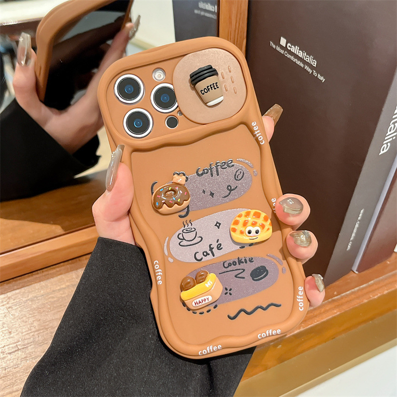 3D漫画パン型リストストラップ付きウェーブ型スマホケース i - Camera Wrist Strap のレビューと価格