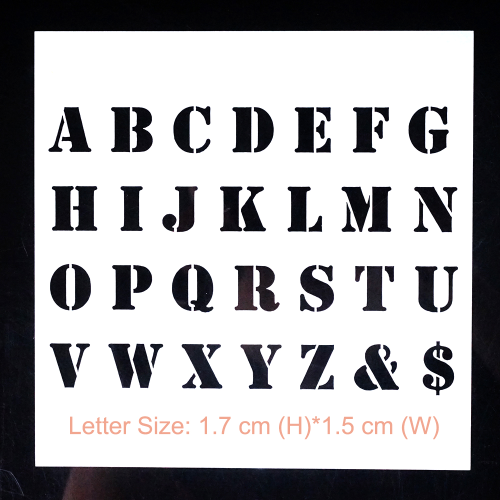 15 センチメートル DIY クラフト手紙アルファベットステ - Photography Font のレビューと価格