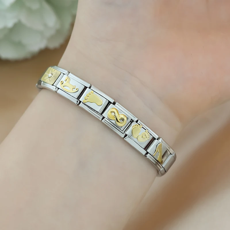 Hapiship-ステンレス鋼のチャームリンク,象,太陽,十 - Photography Date のレビューと価格